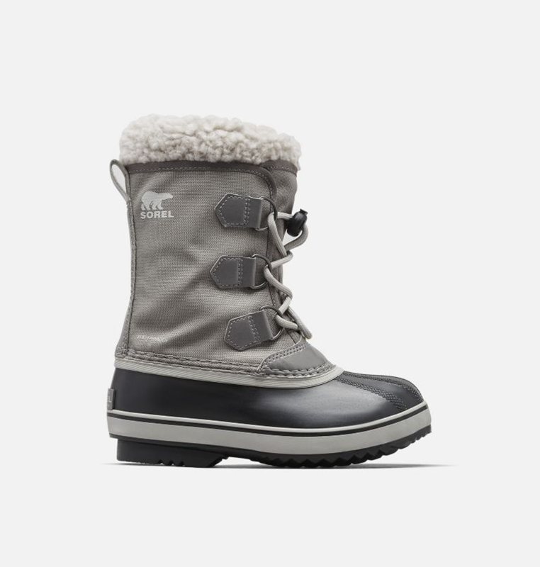 Sorel Barn Vinterkängor Grå/Svarta - Youth Yoot Pac™ Nylon - UKY-587240